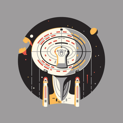 Space, The Final Frontier Silkscreen Print by DKNG