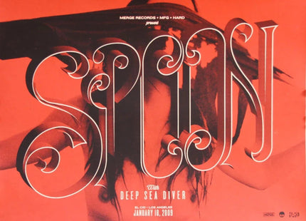 Spoon at El Cid 2009 Silkscreen Print by MFG- Matt Goldman