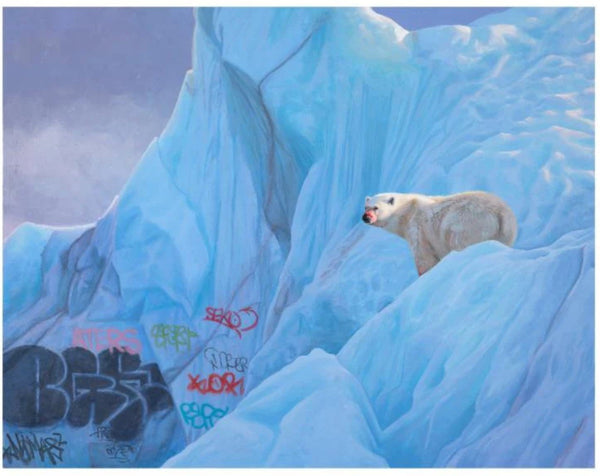 Spray Archival Print by Josh Keyes