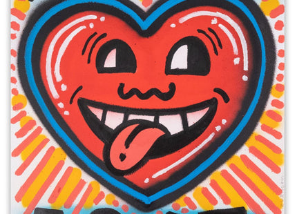 Spread Love XII Original Acrylic Spray Paint Painting by Snoeman