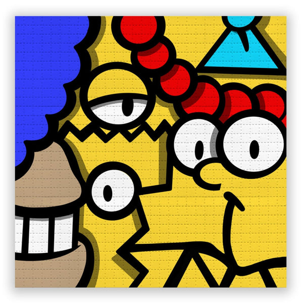 Springfield Blotter Paper Archival Print by Sheefy McFly- Tashif Turner