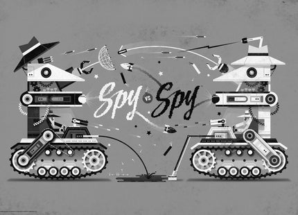 Spy vs Spy AP Silkscreen Print by DKNG