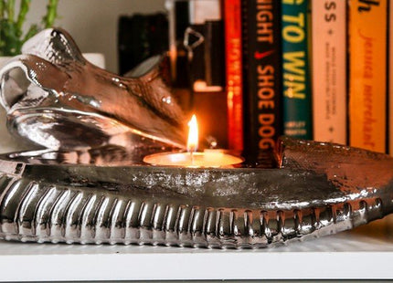 SS001 Pewter Yeezy Shoe Sculpture by Ceeze