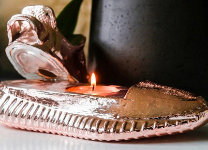 SS001 Rose Gold Yeezy Shoe Sculpture by Ceeze