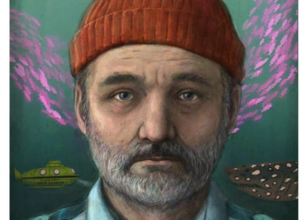 Starring Bill Murray as...Steve Zissou Giclee Print by Matthew Rabalais
