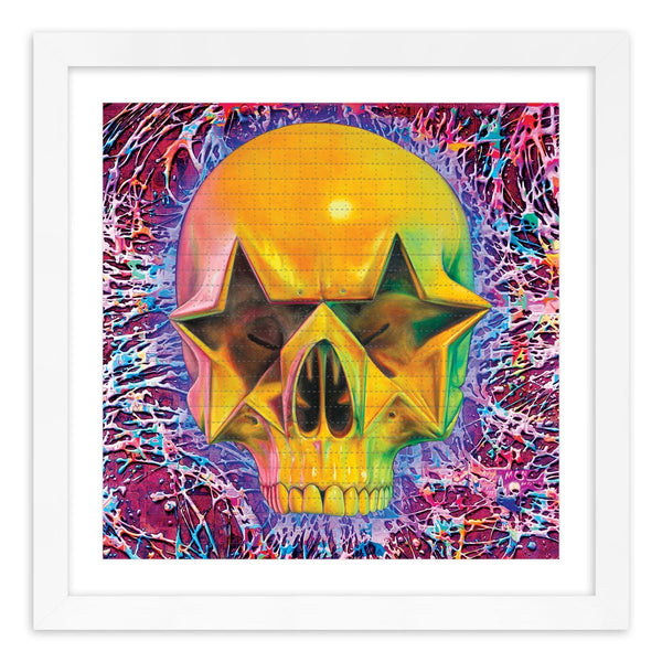 Starskull Blotter Paper Archival Print by Ron English