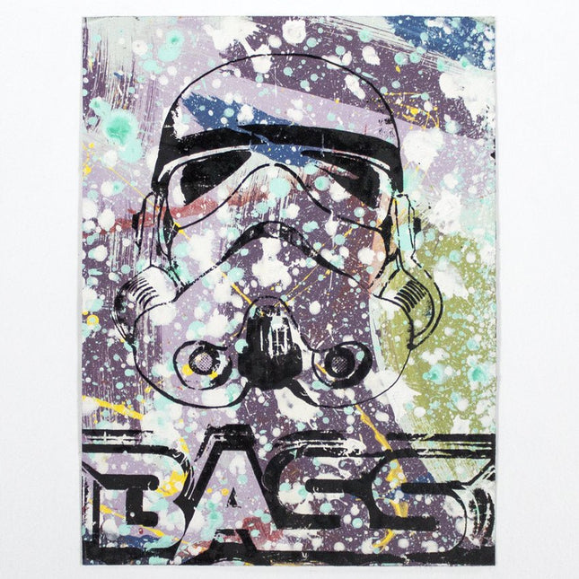 Storm Trooper HPM Acrylic Silkscreen Print by Bobby Hill