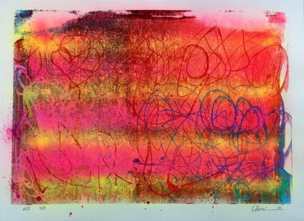 Studio Session 613 #5 Silkscreen Print by Tim Oliveira