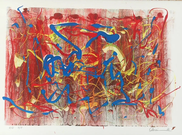 Studio Session 616 #6 Silkscreen Print by Tim Oliveira