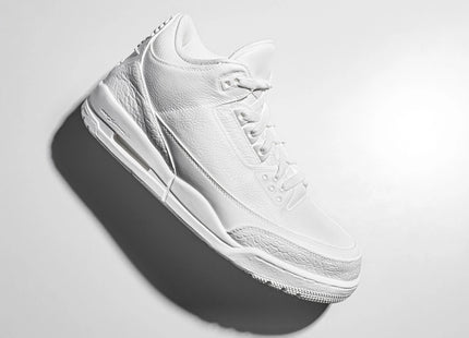 Study 003 White Resin Air Jordan Shoe Sculpture by Matthew Senna