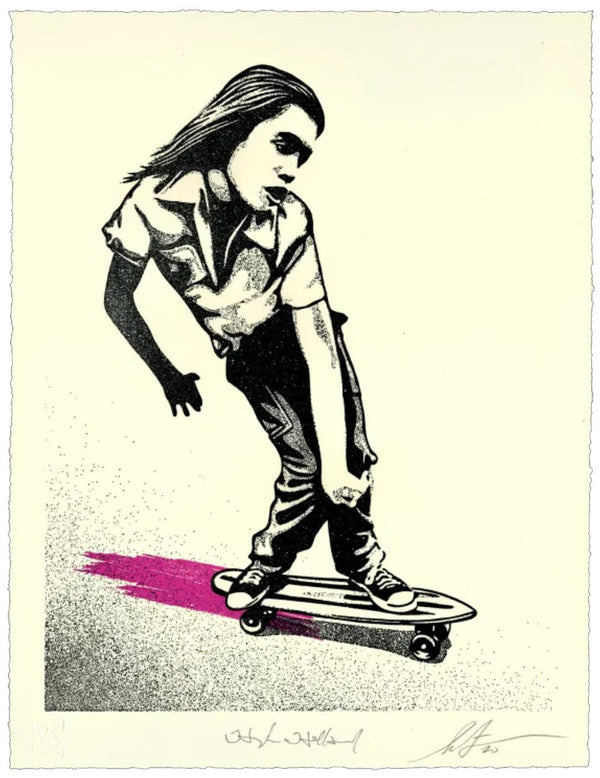 Styles Change Style Endures- Magenta Sérigraphie par Shepard Fairey- OBEY