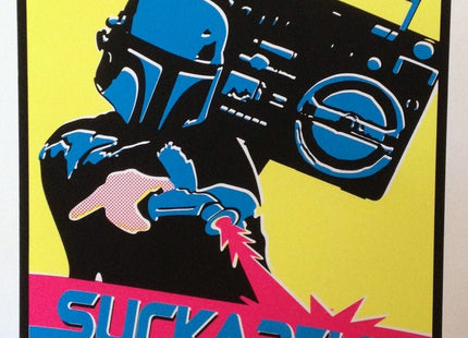 Suckadelic Suckpax Silkscreen Print by The Sucklord