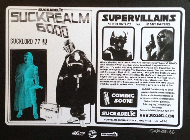 Suckrealm 6000 Silkscreen Print by The Sucklord