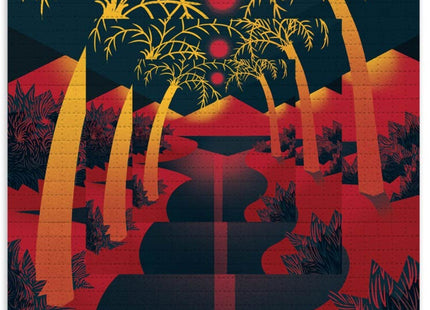 Sunset Sunset Sunset Blotter Paper Archival Print by Michael Polakowski