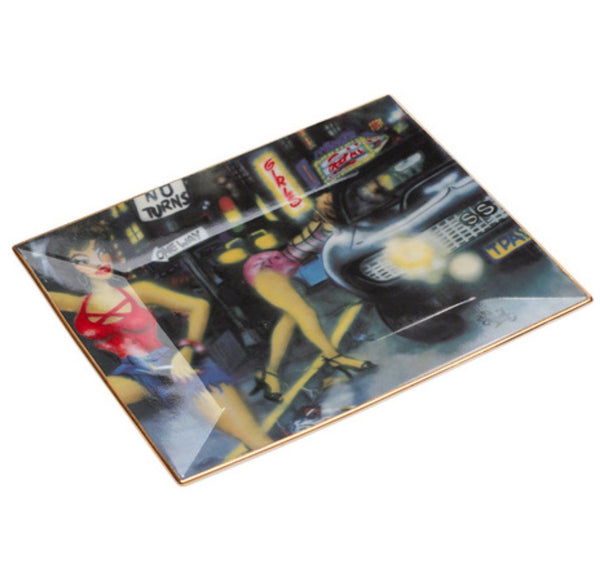 Super Sport Camaro Supreme Tray Art Object by Lady Pink