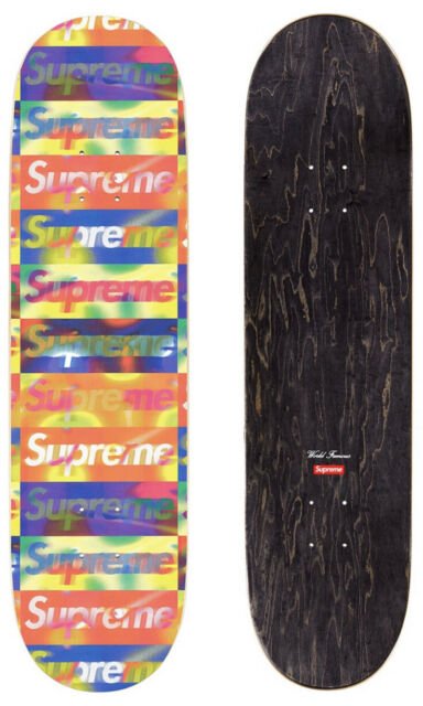 Distorted Logo SS20 Skateboard Art Deck by Supreme