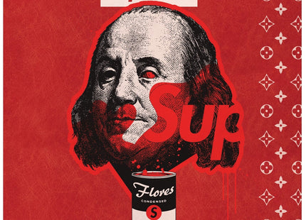 Supreme Drip Red Archival Print by Peter Van Flores