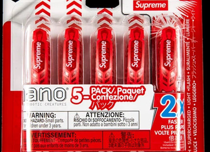 Hexbug Nano Flash 5 Pack Red Art Object Toy by Supreme