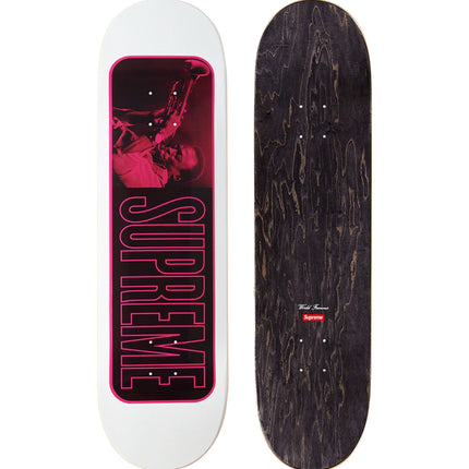 Miles Davis White Skateboard Art Deck by Supreme