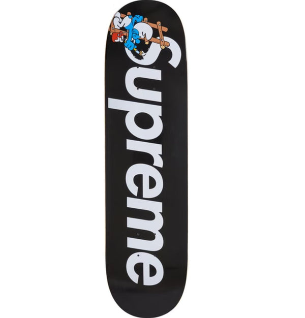 Smurfs Black Skateboard Art Deck by Supreme