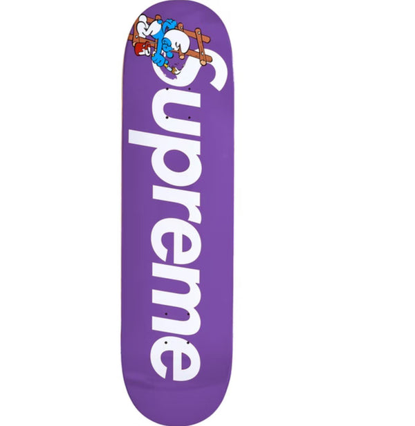 Smurfs Purple Skateboard Art Deck by Supreme