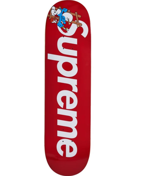 Smurfs Red Skateboard Art Deck by Supreme