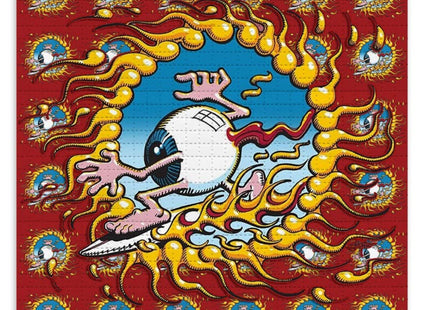 Surfing Eyeball Blotter Paper Archival Print by Rick Griffin