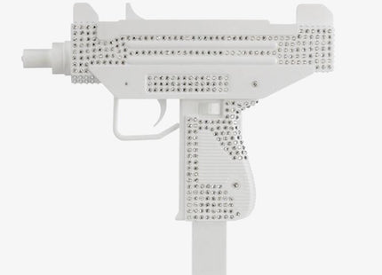 Swarovski Crystalized Ice Shoeuzi 100% Gun Art Sculpture by J-LDN aka Jack London