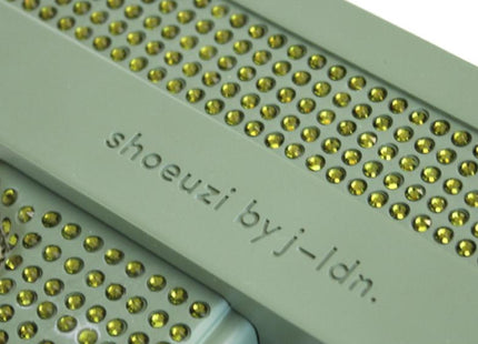 Swarovski Crystalized Olive Shoeuzi 100% Gun Art Sculpture by J-LDN aka Jack London