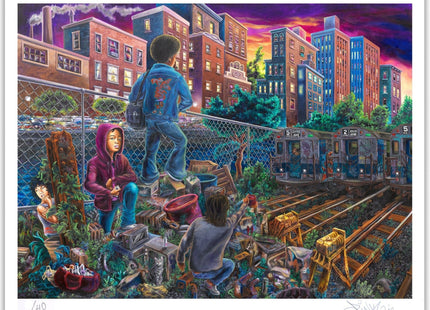 TC5 in the Ghost Yard Archival Print by Lady Pink