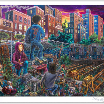 TC5 in the Ghost Yard Archival Print by Lady Pink