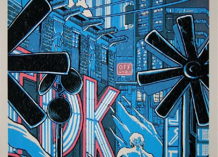 Tears in the Rain Silkscreen Print by Tim Doyle