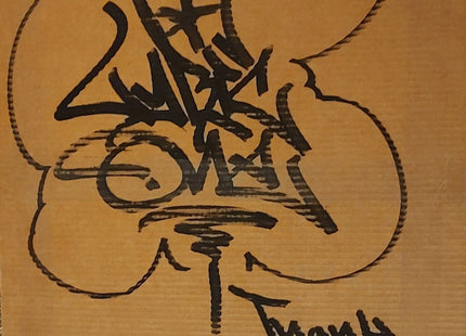 Thanks Tagged Cardboard Original Drawing by Lyric One