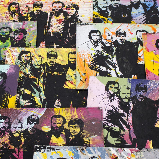 The Band HPM Acrylic Silkscreen Print by Bobby Hill