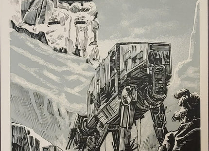 The Big Battle Silver Giclee Print by Tim Doyle