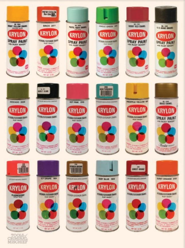 The Cans IV Krylon Edition Archival Print by Roger Gastman