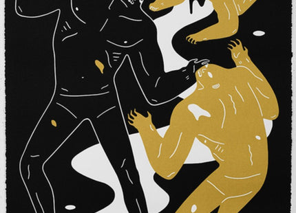 The Crawler- Black Silkscreen Print by Cleon Peterson