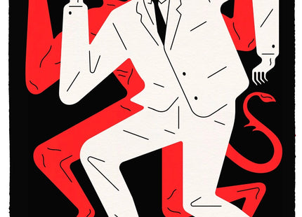 The Devil Made Me Do It Silkscreen Print by Cleon Peterson