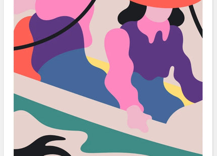 The Escape Silkscreen Print by Lee Eelus