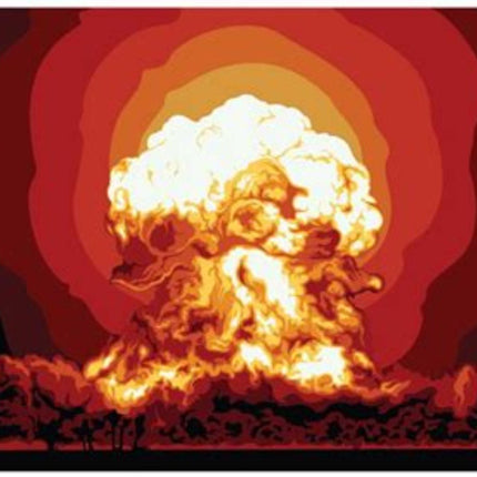 The Final Solution Atomic Bomb Print by SSUR- Ruslan Karablin