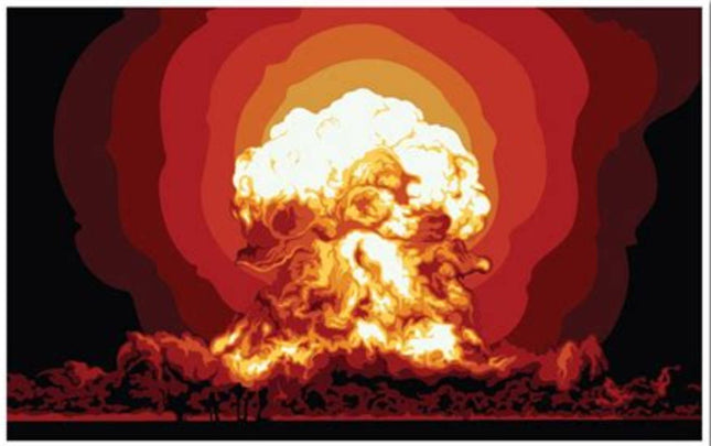 The Final Solution Atomic Bomb Print by SSUR- Ruslan Karablin