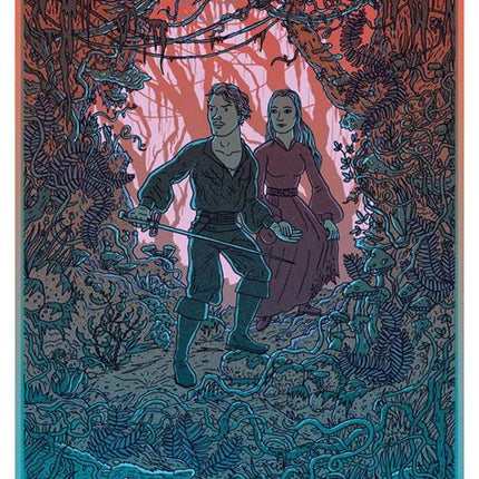 The Fire Swamp Silkscreen Print by Jacob Borshard