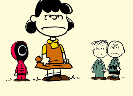 The Gang Is Here Charlie Squid Game Giclee Print by Raid71