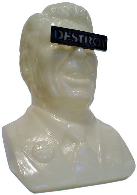 The Gipper Ultra Violence Glow In The Dark Art Toy by Frank Kozik