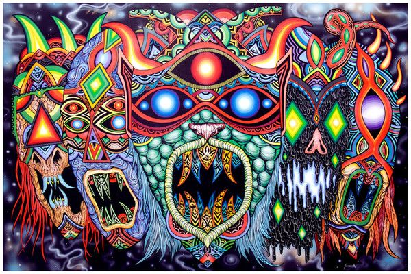 The Gods Beyond The Dark Giclee Print by Skinner