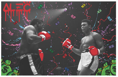 The Greatest of All Time 2 Muhammad Ali Giclee Print by Alec Monopoly Brand