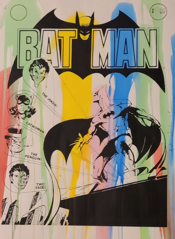 The Joker Comic Book Cover #3 HPM Silkscreen Print by Mr Brainwash- Thierry Guetta