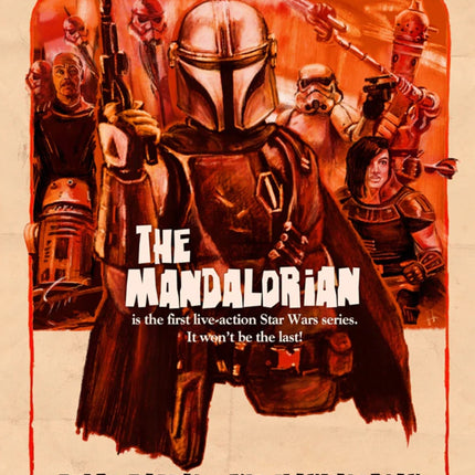 The Mandalorian 1960s Archival Print by Scott Hopko
