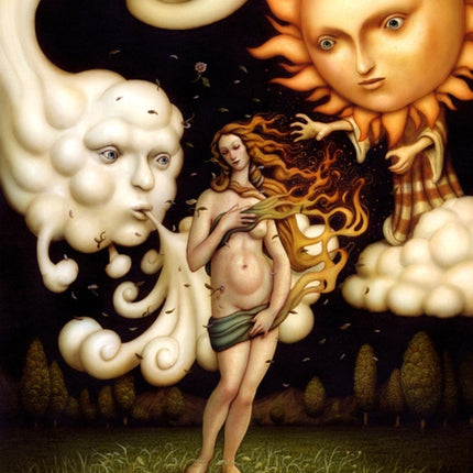 The North Wind and the Sun Giclee Print by Naoto Hattori