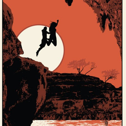 The Plunge Silkscreen Print by Russell Moore